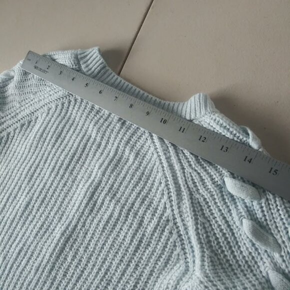SO women's (juniors) size XS light blue sweater - Picture 9 of 13